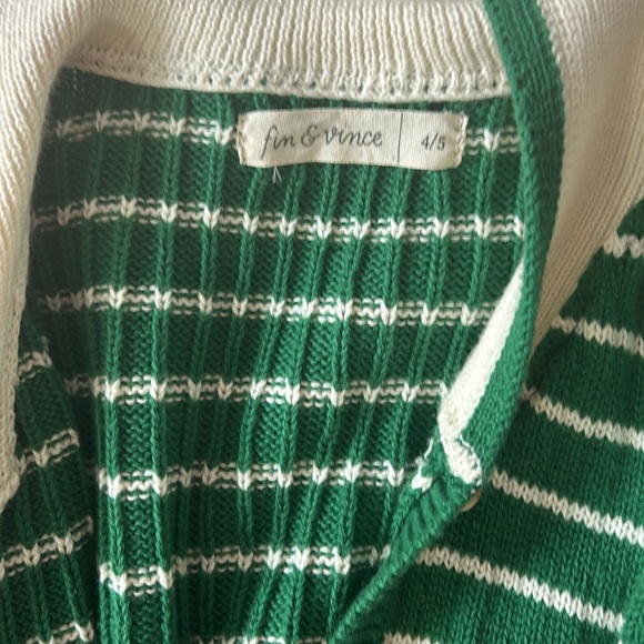 NWOT HTF fin& vince green sailor knit - Picture 5 of 5